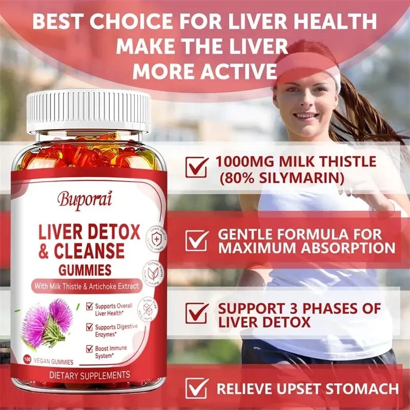 Liver Cleanse & Detox Gummies - Improve Digestion Enhance Immunity Help Cleanse The Liver and Promote MetabolismSupplements — image 4