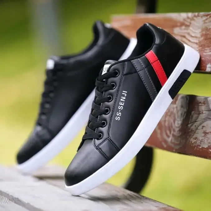 Sneakers Mænd Sko Mænd Vulkaniseret Billig Flad Komfortabel Forår Efterår Mode Hvid Casual Sneakers Herresko Chaussure — image 7