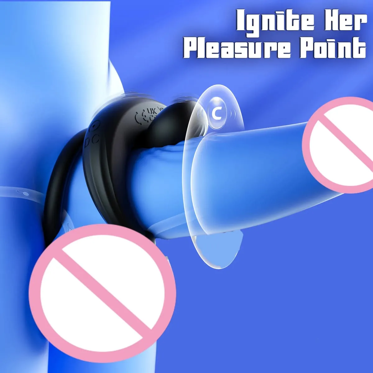 Anneau pénien vibrant anneau de pénis vibrateur Clitoris Stimulation retard éjaculation Cockring télécommande jouets sexuels pour homme — image 2