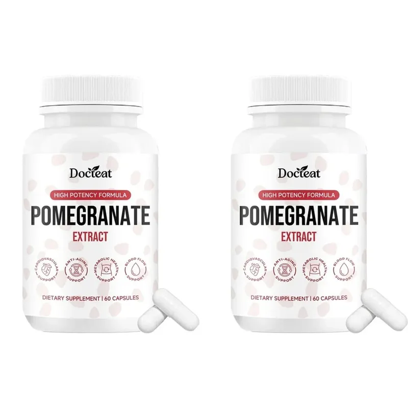 Docteat Capsules d'extrait de fruit de grenade Ellagitannin Défense antioxydante Soutien immunitaire et équilibre oxydatif 60 Capsules — image 8