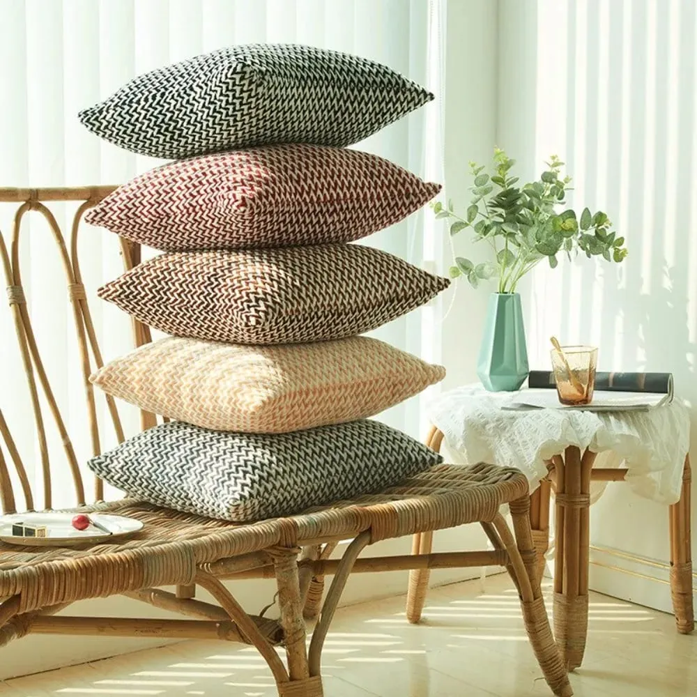 Simple Double-sided Plush Cushion Cover 18x18 Inch Soft Decorative Throw Pillow Case for Home Living Room Sofa Car — image 4