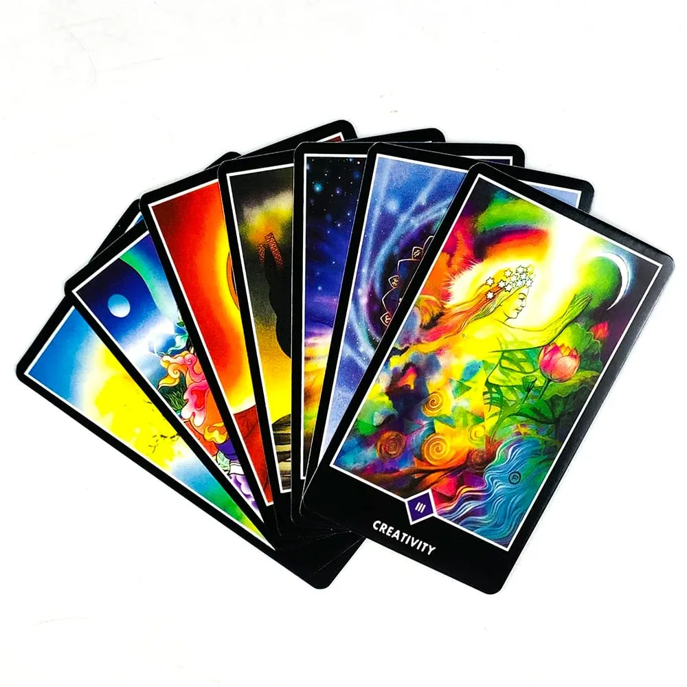 Tarot Kartları 79 Zarif Deste Oracle English Visions Kehanet Borad Oyun Oynama Noel ve Yeni Yıl Hediyesi İçin Mükemmel — image 5