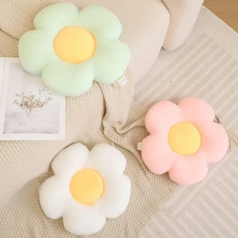 Doce cor arco-íris nuvem estrela lua travesseiro de pelúcia recheado macio flor brinquedo lance travesseiro almofada casa sofá decoração presente para amigo — image 6