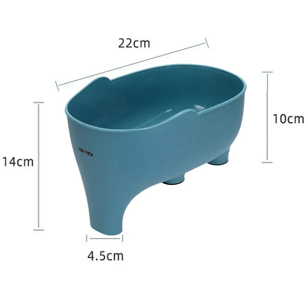 Panier de vidange en forme d'éléphant pour évier, panier de lavage de fruits et légumes, égouttoir suspendu, accessoires de rangement de cuisine polyvalents — image 6