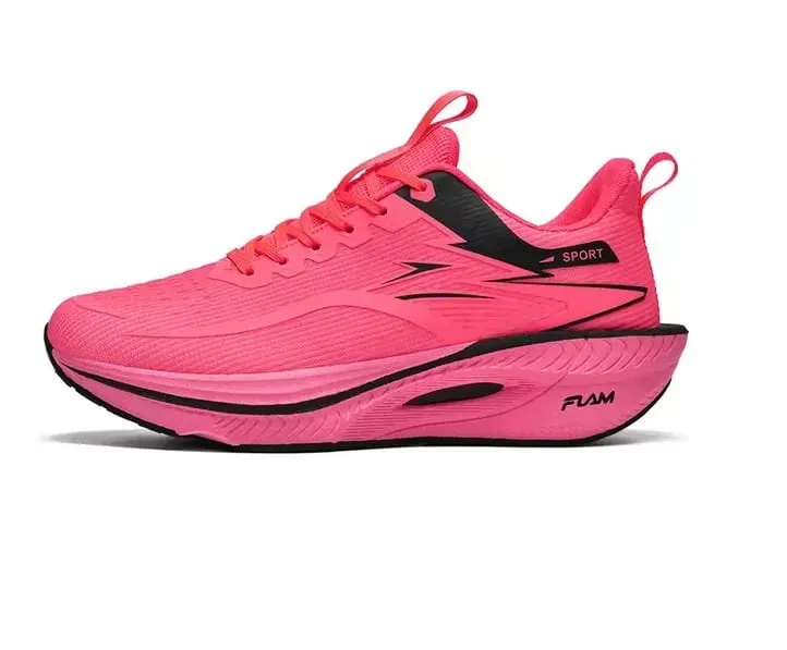 Men Running Shoes Carbon Plate Cushioned Anti Slip Breathable Mesh Athletic Sneakers for Women Marathon Training Tennis Sports — image 11