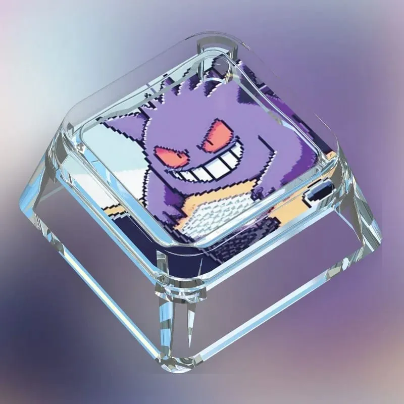 Pokémon panenka ve stylu kreativního dělníka Transparentní Single Key Cap Cartoon Roztomilý Snorlax Pikachu Cross Axis Mechanical Keyboard Keyboard — image 11