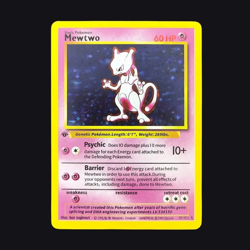 プロキシ PKM 英語ゲーム第 1 版リザードンカメックスフシギバナミュウツーホロ TCG ゲームコレクションカード — image 16