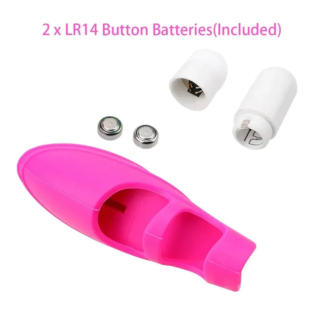 Giocattolo adulto del sesso del masturbatore del vibratore del dito impermeabile del vibratore del silicone portatile della copertura del dito vibrante del punto G per le donne — image 2