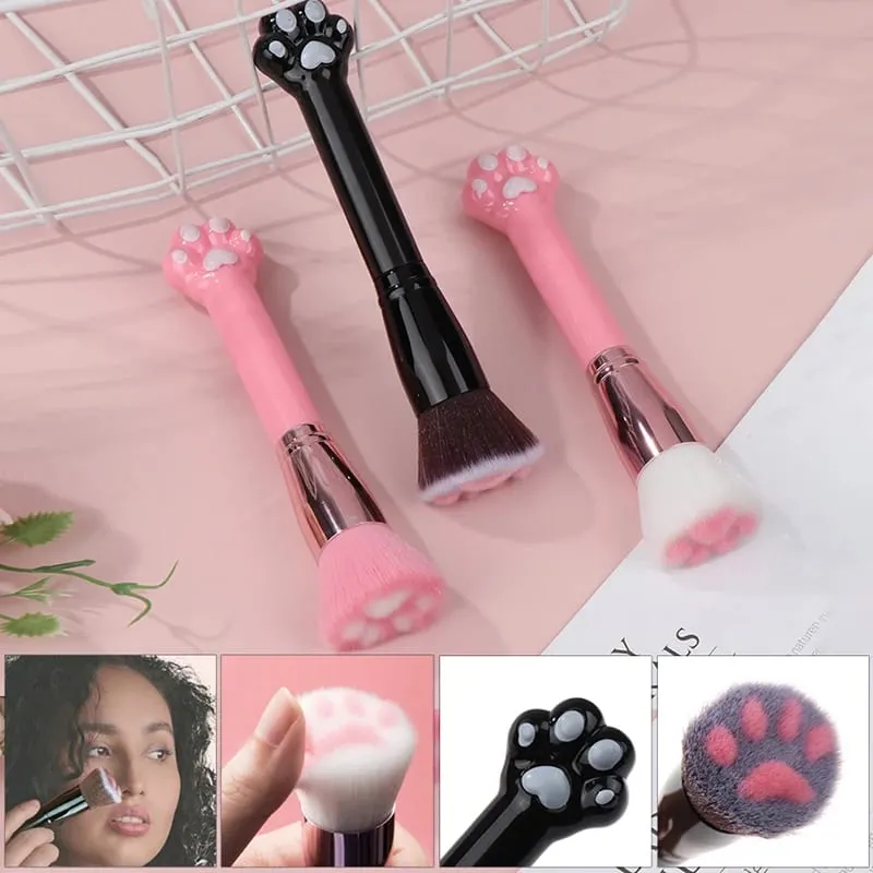 1Pc Cat Claw Girl Pennello per trucco Ombretto Pennelli per polvere multiuso Cosmetici portatili Pennello per fondotinta Strumenti per il trucco — image 2