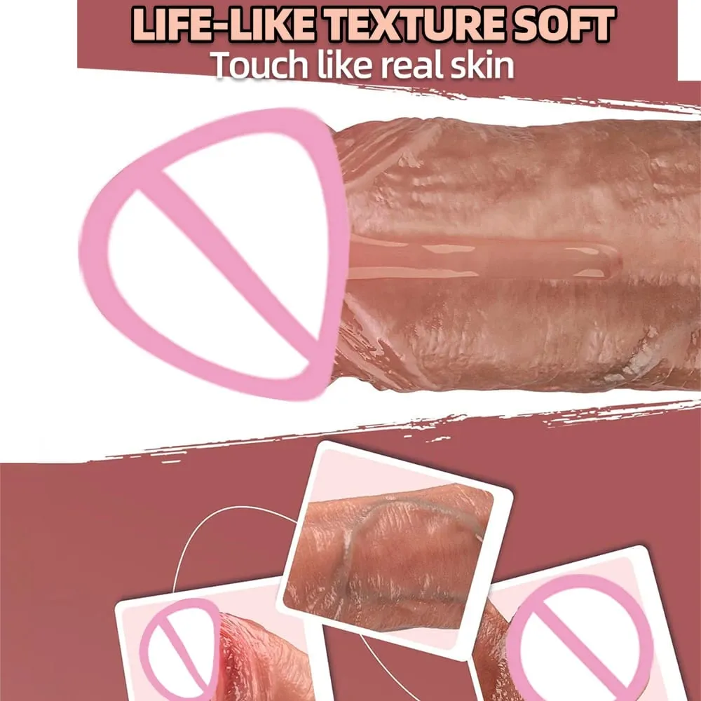 Dicker Dildo-Vibrator für Frauen, realistische Dildos, Penis-Fernbedienung, stoßend, beheizte Vibratoren, Sexspielzeug, Anal-G-Punkt-Stimulatoren