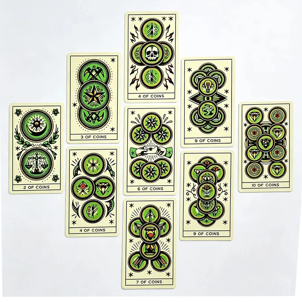 The Tattoo Tarot Cards A 78 Deck Oracle English Visions Divination Edition Borad Playing Games Great For Beginners Party Games — image 4