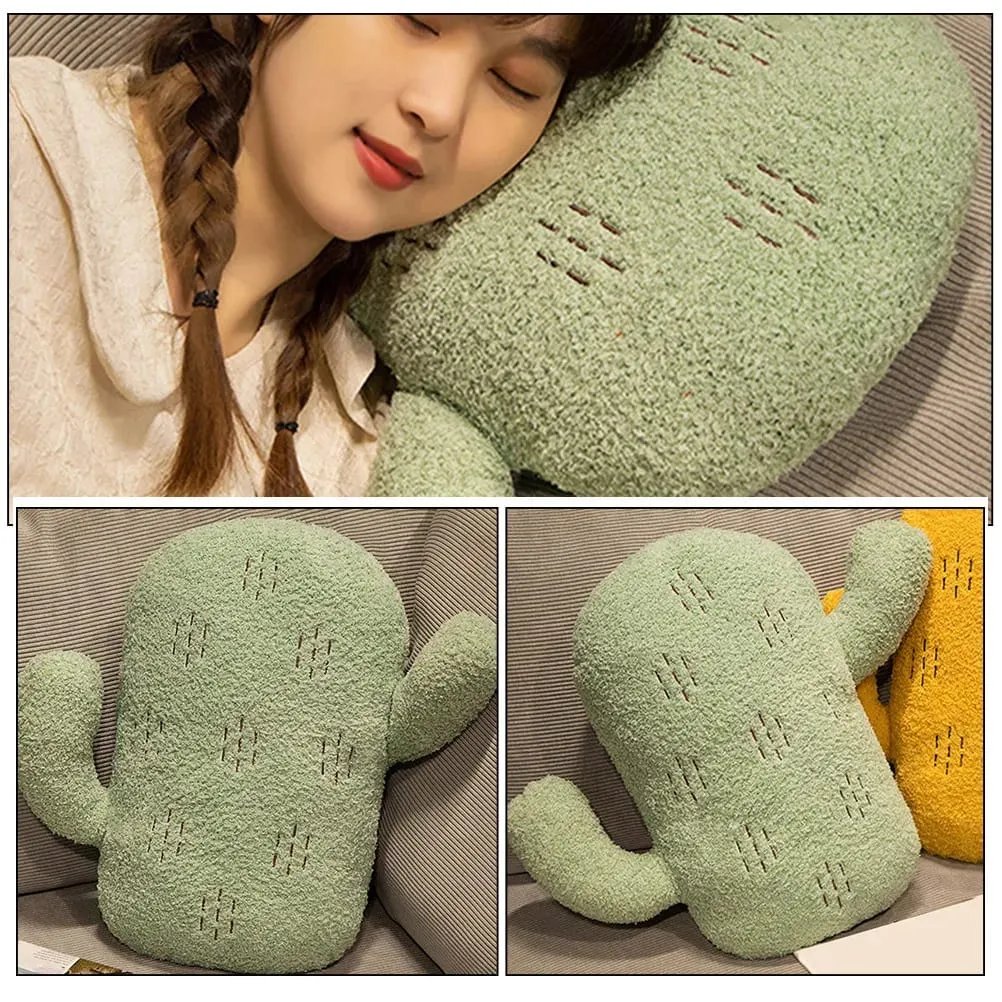 Bantal Berbentuk Kaktus Bantal Lempar Hiasan Gaya Nordic Lembut Selesa untuk Katil Sofa Kereta Ruang Tamu Bilik Tidur Rumah Taska — image 5