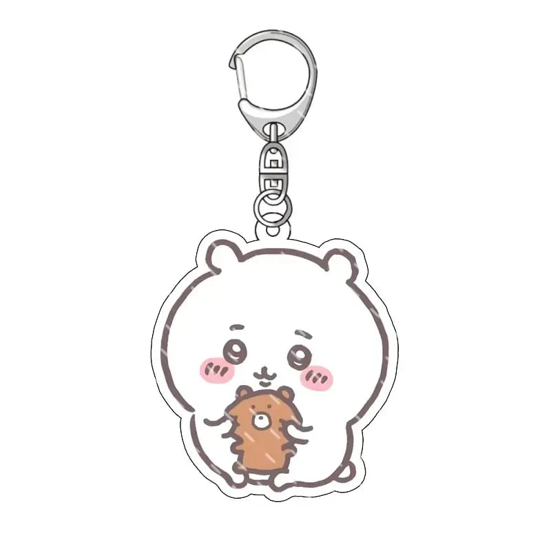 jiyi Pendant Anime Comic Acrylic Peripheral Keychain Hachiware Usagi Cute Pendant Bag Hanging Dekorasyon na Dekorasyon — image 38