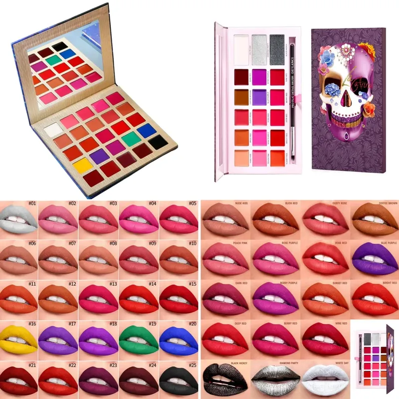 1PCS Multicolor Fard, Ombretto, Bronzer e Rossetto Palette Mutil-Use Makeup Palette per Halloween Festival Party Make Up — image 4