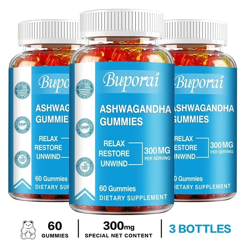 Ashwagandha Gummies - Relieve Stress Enhance Memory Focus Promote Immune and Nervous System Health and Metabolism — image 10