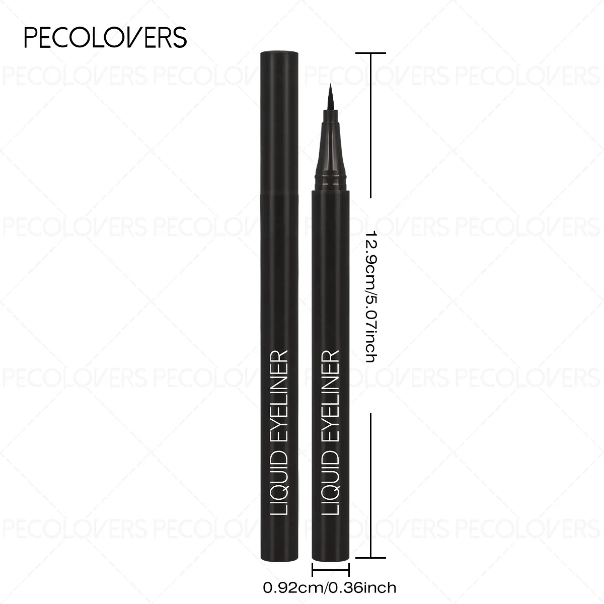 3Pcs Smooth Eyeliner ปากกา-Smudge-Proof Eye ปากกา Quick-DRY สำหรับทุกโอกาสสีดำและสีน้ำตาลเข้มแต่งหน้า — image 4