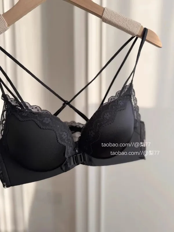 BH-Set mit Leopardenmuster und Knöpfen vorne, Push-Up, zierliche Damen, rückenfrei, sexy Dessous für Partys, Verschönerung der Brust, Größe S-XL — image 9