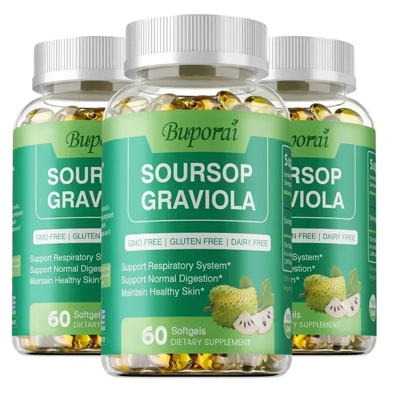 Soursop Graviola - Relax Liver and Sleep Cell Support & Regeneration Immune Boost CapsulesSupplement — image 10