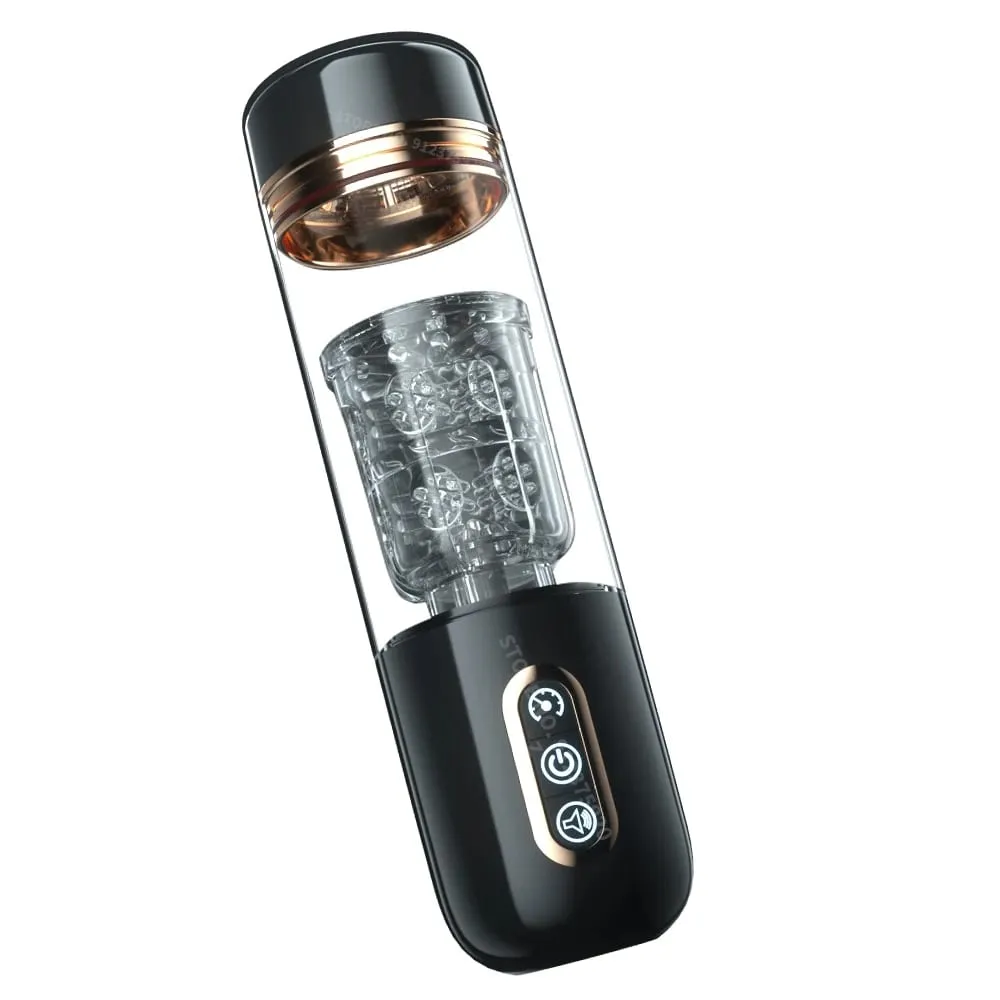 Automatischer männlicher Masturbator, Teleskop-Rotation, Saugen, Blowjob, Penispumpe, Taschenmuschi, Sexspielzeug, Masturbationstasse, Erwachsene für Männer — image 1