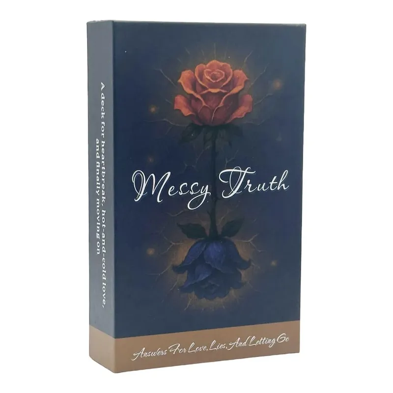 Messy Truth Card 54 Deck 13x8 cm Tarot-Wahrsagespiel für Kinder ab 14 Jahren Entdecken Sie Ihren Weg zur Bewältigung von Herausforderungen in Kartenspielen