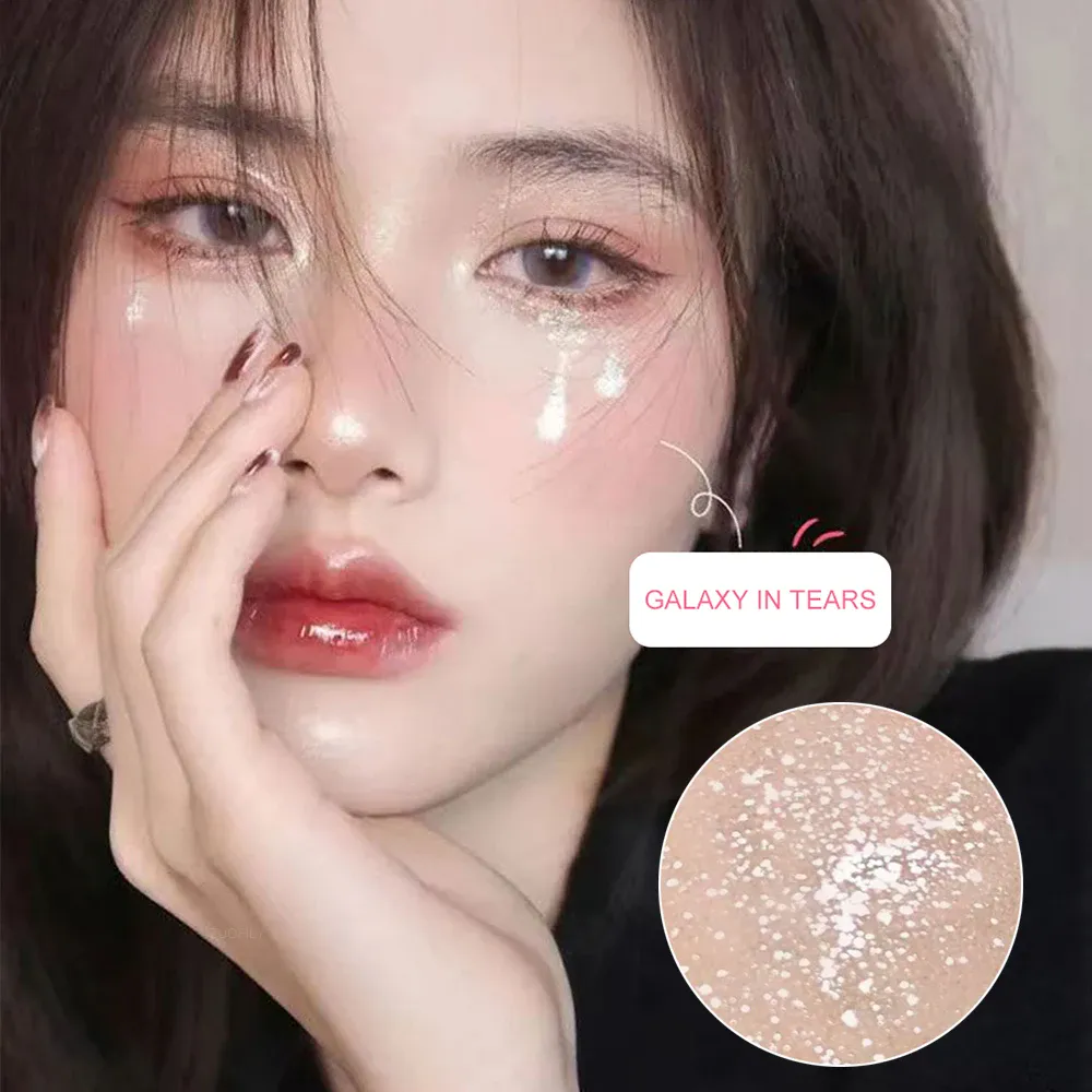 Liquid Eye Shadow Highlighter กันน้ำ Super Shiny Lasting Flakes Monochromatic Glitter Brighten Silkworm แต่งหน้า Maquillaje — image 6