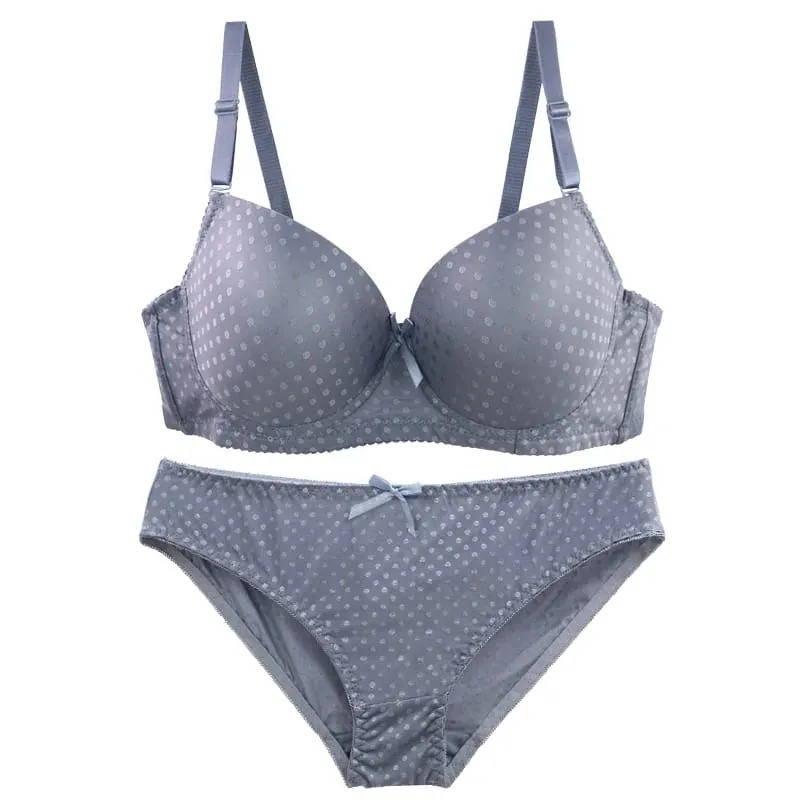 DaiNaFang Set di Reggiseno a Coppa BCD per Donna in Pizzo Modellante Coppa a Stampo Sottile 3 File Gancio Indietro Anti Ascella Grasso Push Up Lingerie — image 2