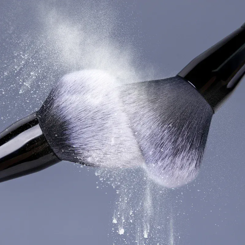 1pc Pennello professionale per cipria in polvere Pennelli per trucco di grandi dimensioni Pennello per scolpire fondotinta multifunzionale per fard Strumenti per il trucco — image 4