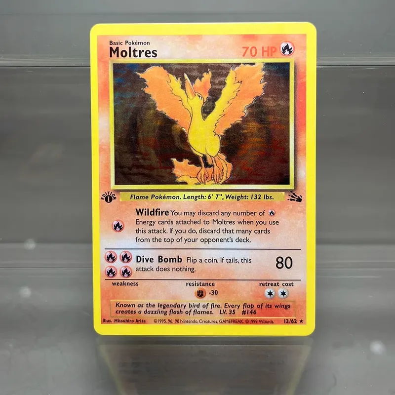 PKM Fossil/zestaw podstawowy karty PROXY Charizard Venusaur Blastoise kolekcja gier karty gry zabawki karty hobby — image 16