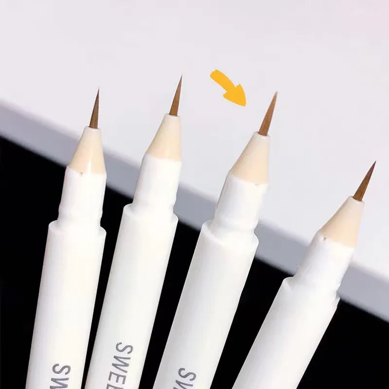 Stylo d'ombre à paupières liquide 2 en 1, crayon à paupières Ultra scintillant, maquillage coréen durable pour les yeux, stylo Gel à pigments à haute brillance, ver à soie — image 4