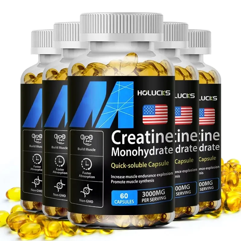 Integratore di creatina ad alta potenza da 3000 mg per l'energia delle cellule cerebrali e muscolari. Aumenta la potenza e le prestazioni fisiche. Non OGM — image 9
