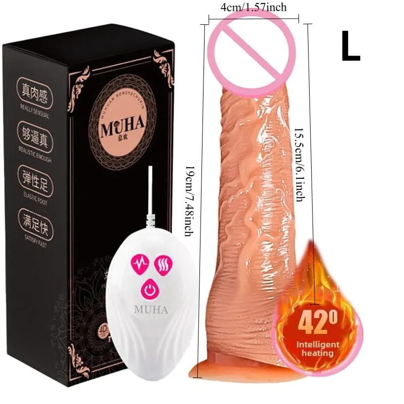 Godemiché réaliste en Silicone souple pour femme, vibromasseur chauffant, point G, vagin, Anal, masseur, grosse bite, jouets sexuels pour femmes de 18 ans et plus — image 8