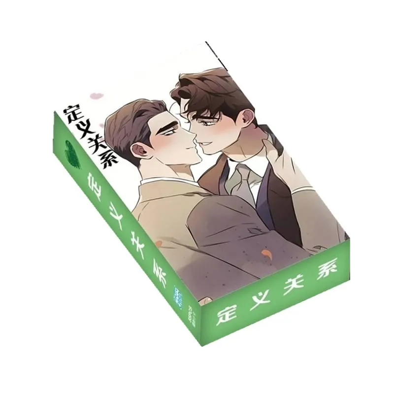 55 Pz/set Definisci La Relazione Manhwa Carte Fotografiche Personaggio Maschile Laser Lomo BL Manga per Ventole Regalo da Collezione — image 6
