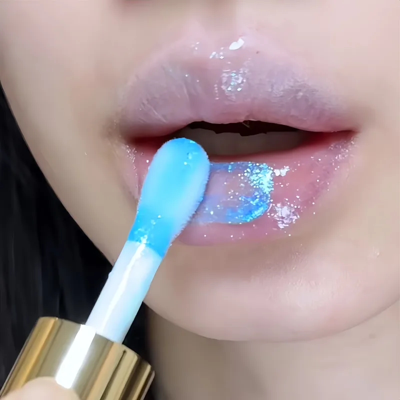 Herorange Star Shine Glitter Lip Gloss Shimmer Fine Glitter Long Lasting Moisturizing Non Sticky Glossy Lip Makeup — image 3