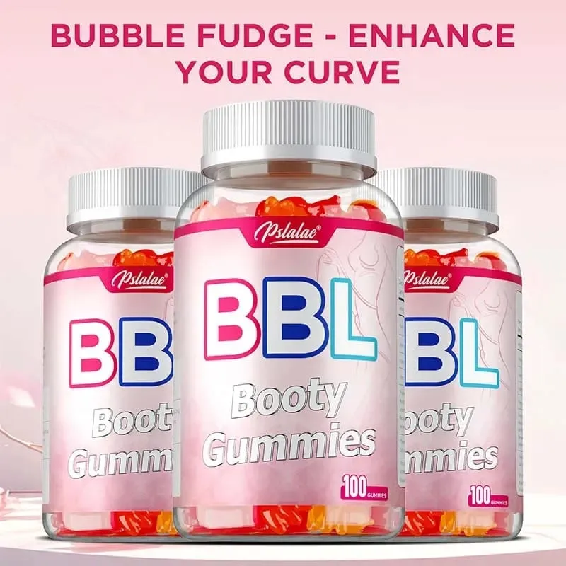 BBL Gummies - Promotes Hip Growth Enhances Natural Curves Balances Hormones Accelerates Metabolism and Improves VitalitySupp