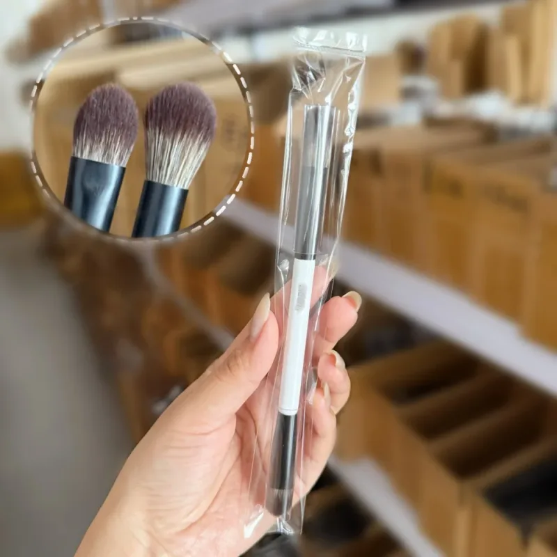 EF1 – brosse à poudre crème à double extrémité E6, pinceau de maquillage pour fard à paupières, de haute qualité, correcteur synthétique pour les yeux, pinceaux cosmétiques — image 8