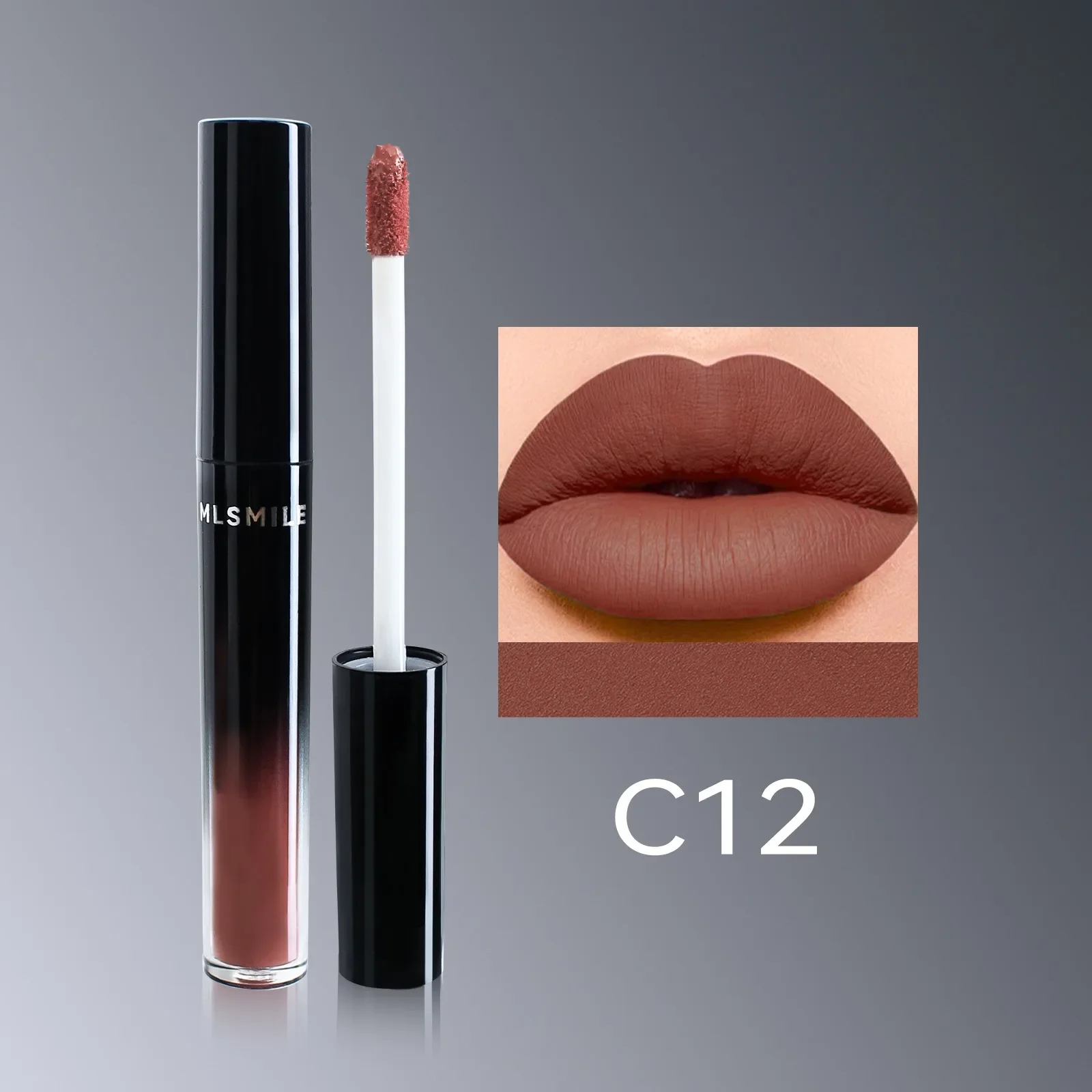 Wasserdichter flüssiger Samt-Matt-Lippenstift, transparentes, feuchtigkeitsspendendes Lippenöl, perlmuttartige, satte Farbe, Lipgloss-Tönung, dauerhafte Kosmetik — image 9