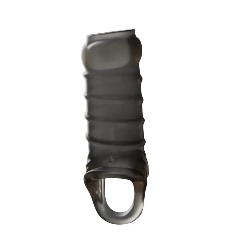 Anneaux de pénis pour hommes retardent l'éjaculation préservatif Extension de manchon de pénis étendre gode adulte Plug Anal jouets sexuels pas de vibrateur pour les femmes — image 14