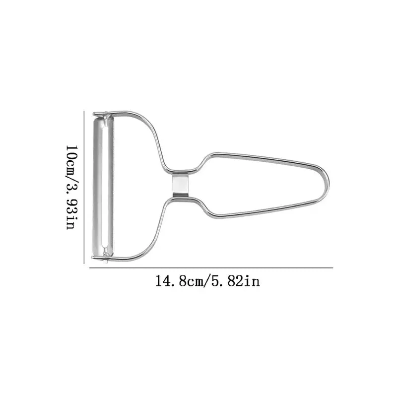 1PC/Peeler Vegetables Fruit Stainless Steel Knife Cabbage Graters Salad Potato Slicer Kitchen Accessories Cooking Tools Wide Mou — image 5
