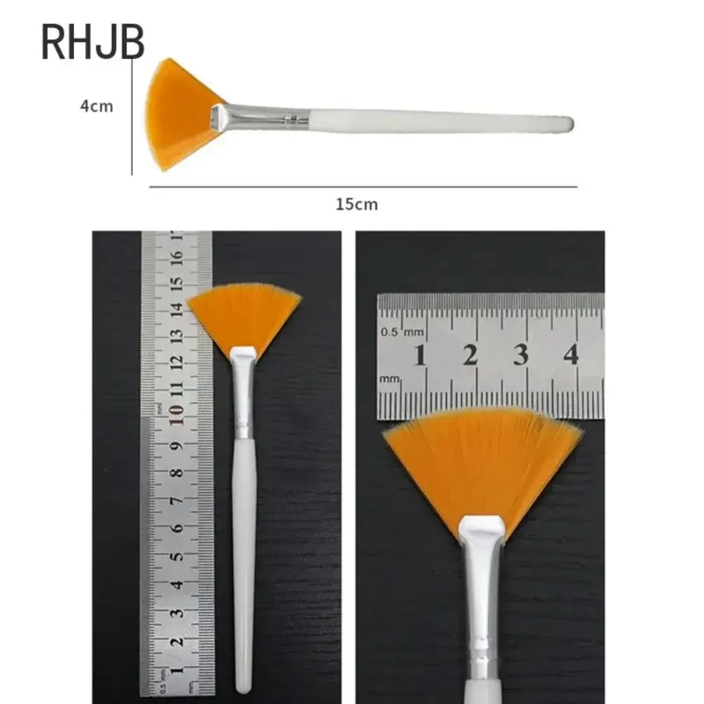 10/50Pcs DIY Face Mask Brush Set Soft Applicator Brushes Makeup Tools Includes Soft Fan Facial Brushes Acid Applicator Brush — image 2