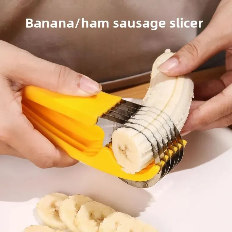 Affettatrice banana prosciutto frutta ultrasottile manuale creativo multifunzionale taglierina melone taglio artefatto strumento speciale da cucina — image 2