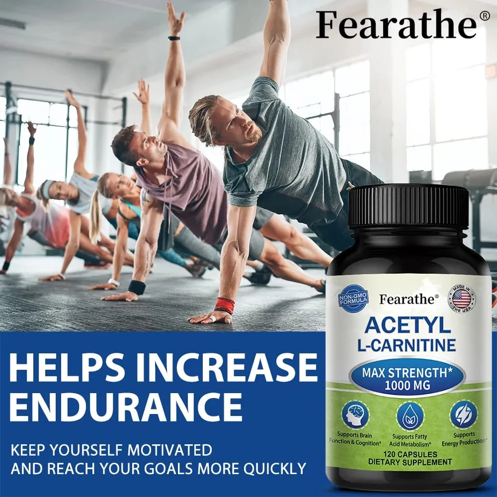 Acetyl L-Carnitine - High Potency Supports Natural Energy Production Sports Nutrition Supports Memory and Concentration — image 6
