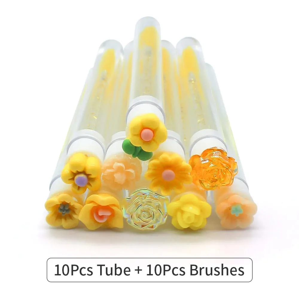 10/50PCS Reusable Eyelash Brush Tubes Eyebrow Brush Eyelash Wands Replaceable Dust-proof Cleaner Storage Tubes Makeup Tool — image 6