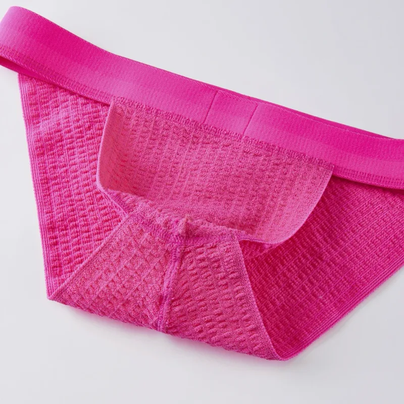 Uomo Maglia tessuta Forcella alta Slip Biancheria intima per adulti Traspirante U Pouch Elastico Morbido G-String Perizoma Mutandine unisex Mutande da uomo — image 16