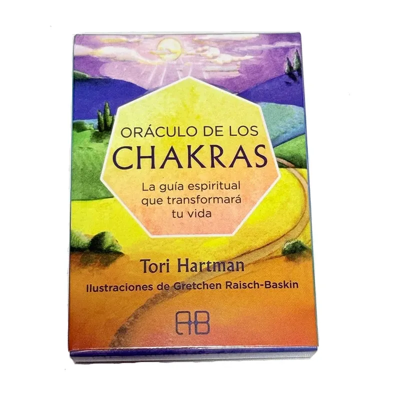 Chakra Oráculo De Los Chakra Kad Oracle 49 Dek 10.4*7.4cm Versi Sepanyol Nasib Ramalan Papan Tarot Bermain Permainan — image 1