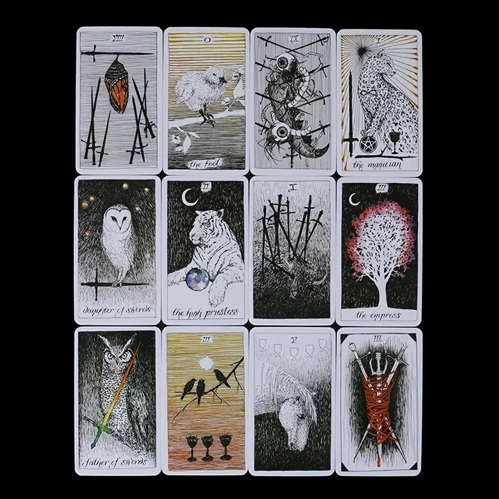 78張神奇動物卡適合家庭桌遊酒吧遊戲和桌遊塔羅牌 — image 6