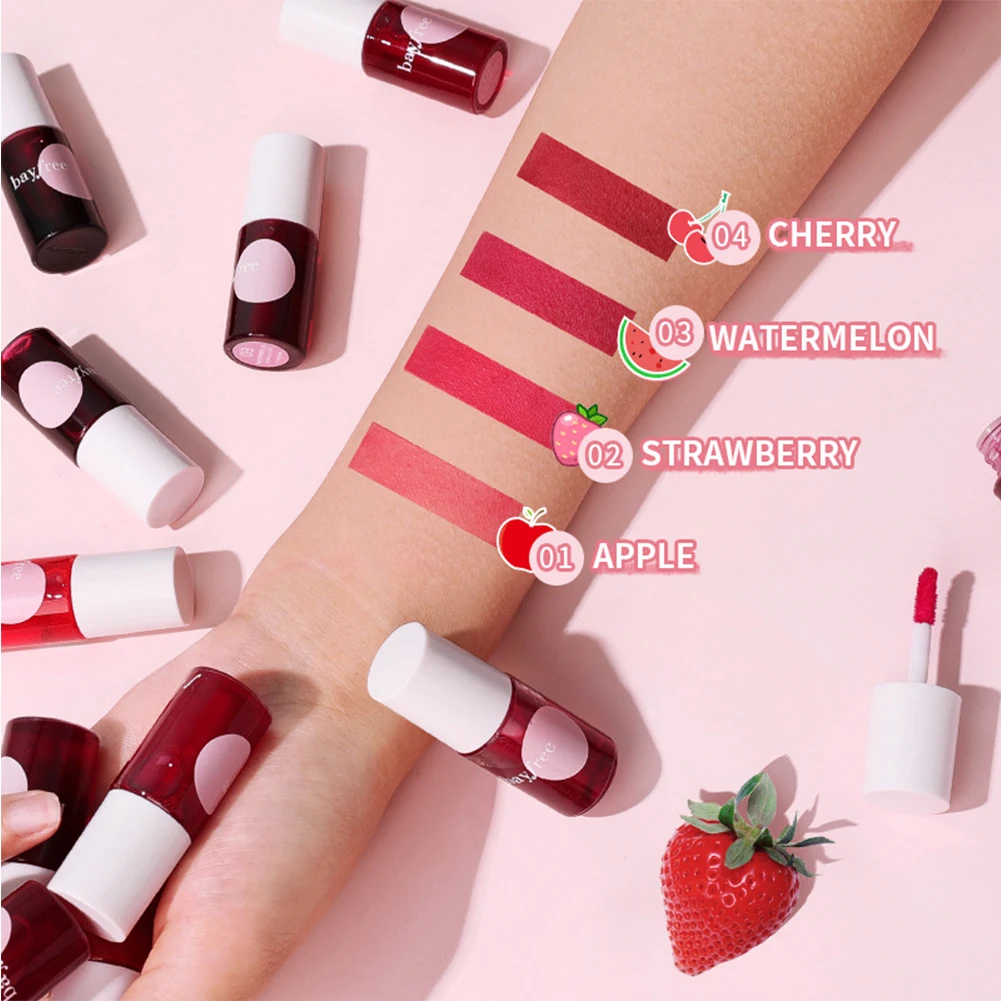 ลิปกลอส Tint แต่งหน้า Cheek Tint Blush Moisturizing Mirror Liquid ลิปสติก Waterproof Long Lasting Lip Glaze เครื่องสำอางค์ — image 4
