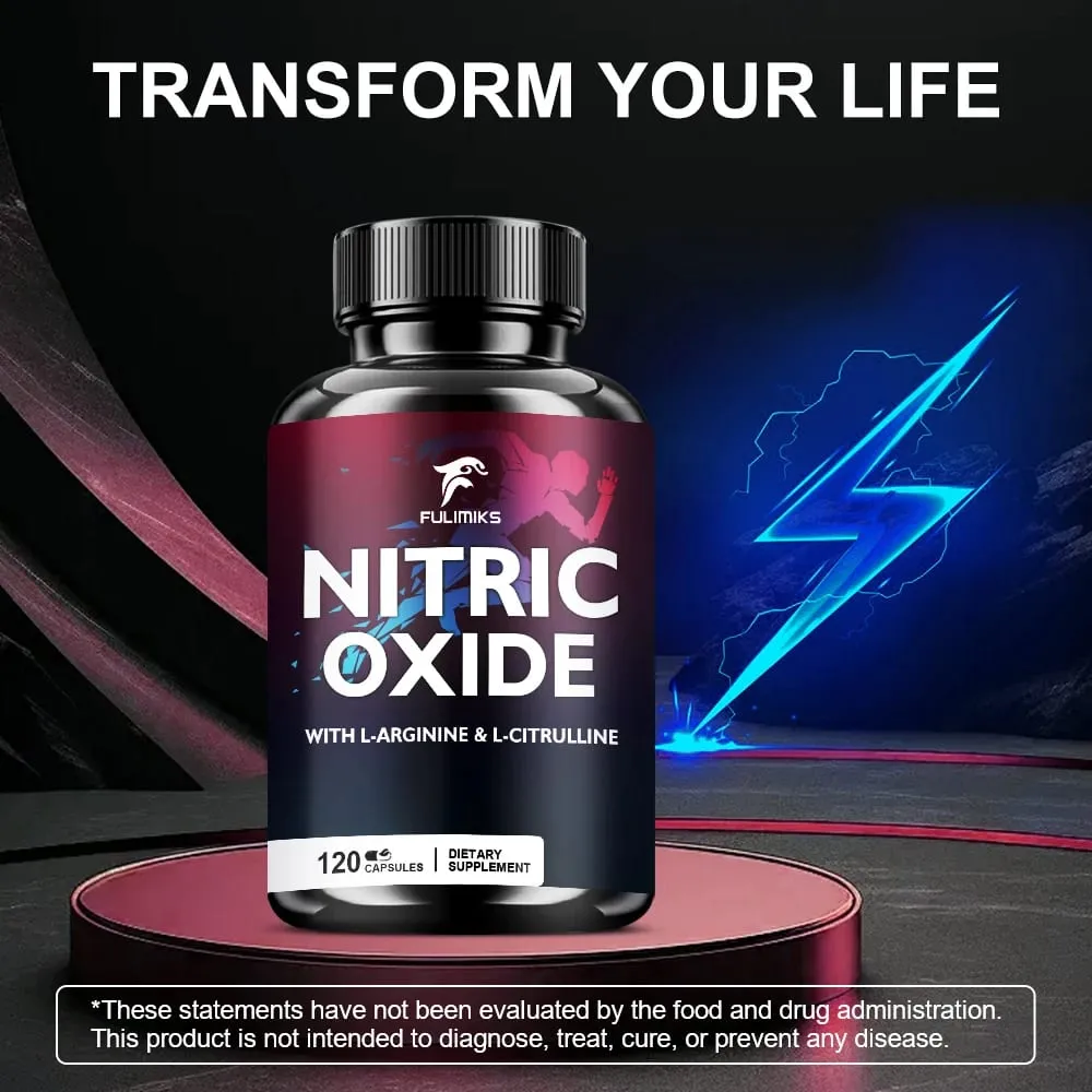 Napakahusay na Nitric Oxide Supplement - Premium Muscle Support Nitric Oxide Booster - Natural Energy at Heart Health Support — image 7