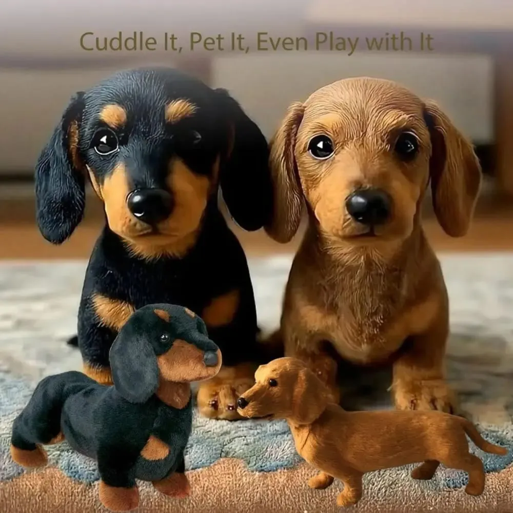 新しいデザインの柔らかい犬のかわいい自然な動きのシミュレーションを模倣する感情的なサポートのための現実的な枕 — image 5