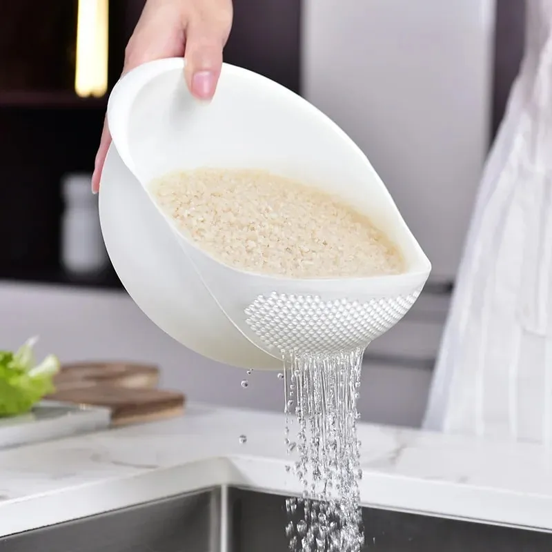 Reis Waschen Filter Bohnen Sieb Korb Sieb Kunststoff Sieb Obst Gemüse Schüssel Abtropffläche Reinigung Werkzeuge Home Küche Werkzeuge