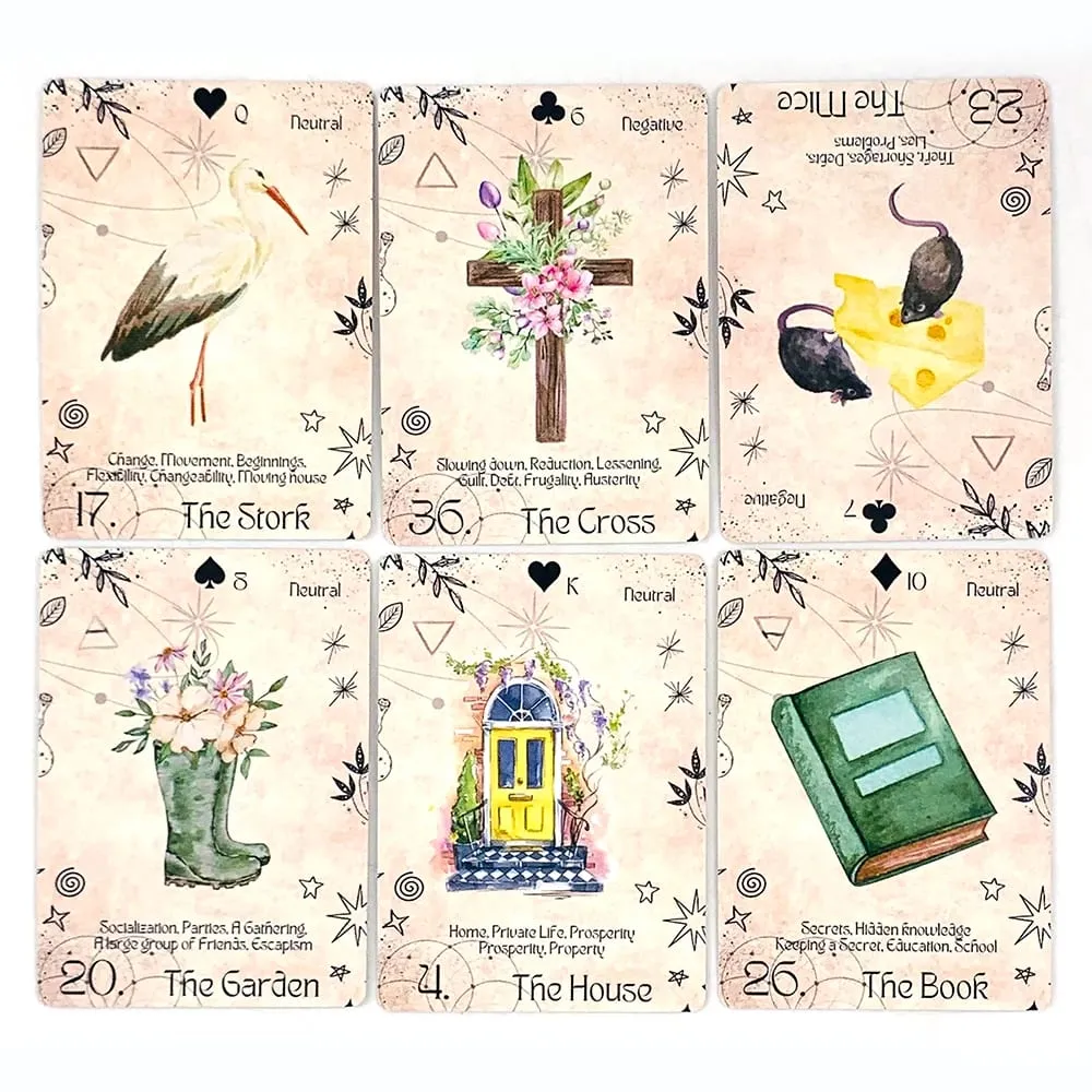 Heißverkauftes Oracle Cards-Brettspiel, englische Version, 36 Kartendeck, wunderschön illustriertes Fate Divination-Kartenspiel für die Familie — image 4